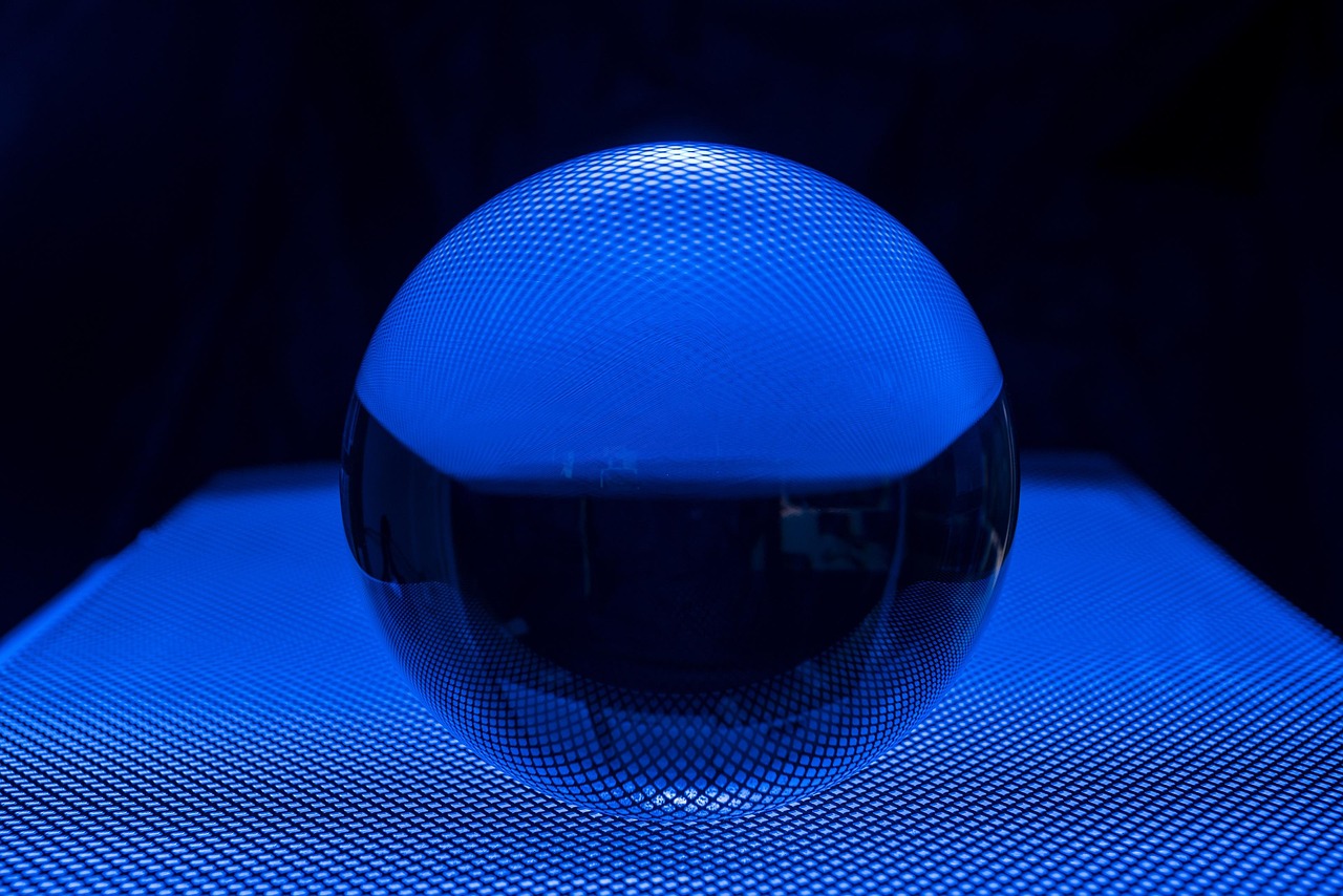 crystal ball, light reflection, digital, experimental, blue, crystal ball, crystal ball, crystal ball, crystal ball, crystal ball, experimental